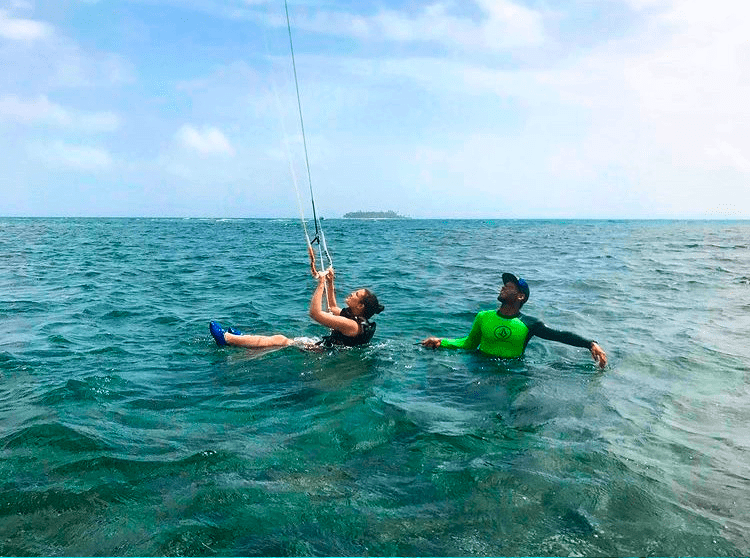 Minicurso kitesurf hora 3